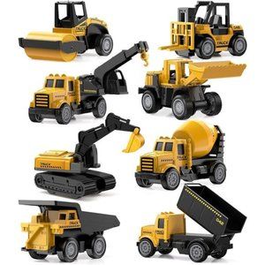 Alloy Small Construction Cars Vehicles, Die Cast Mini Construction Truck Toys
